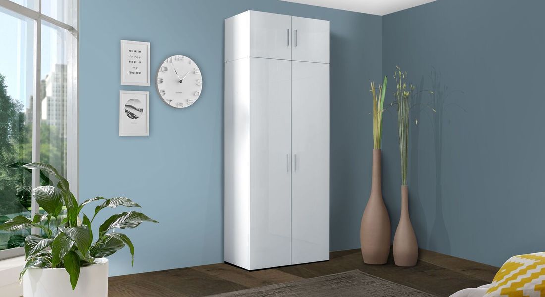 Drehtüren-Kleiderschrank Divisa