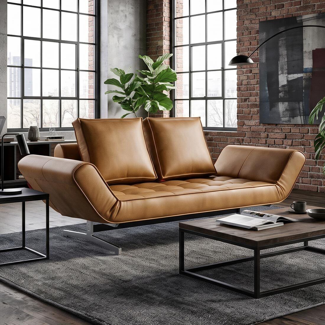 Schlafsofa Judy Kunstleder