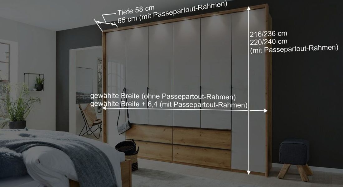 INTERLIVING Funktions-Kleiderschrank 1205