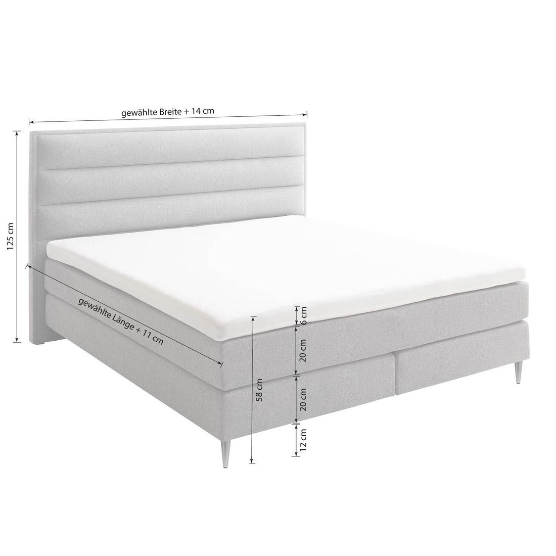 Schöner Wohnen Boxspringbett Portofino