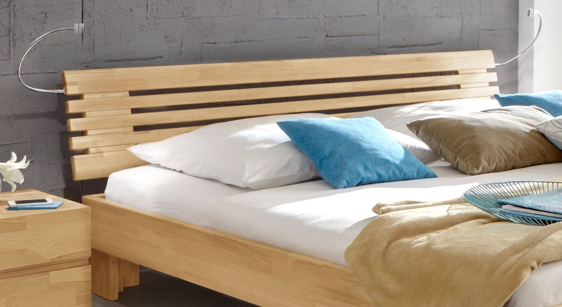 Bett Wood Romance Buche Massivholz