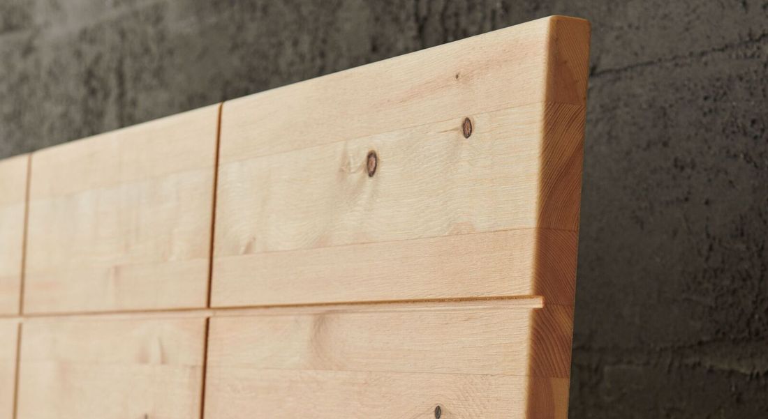 Bett Nudo Komfort Zirbe Massivholz
