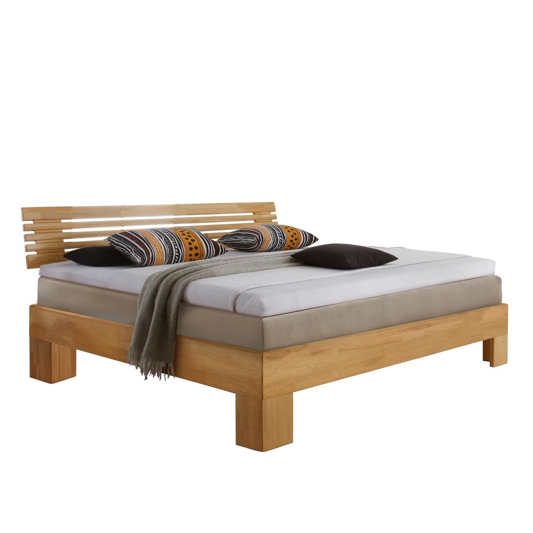 Boxspringbett Sardinien Buche Massivholz