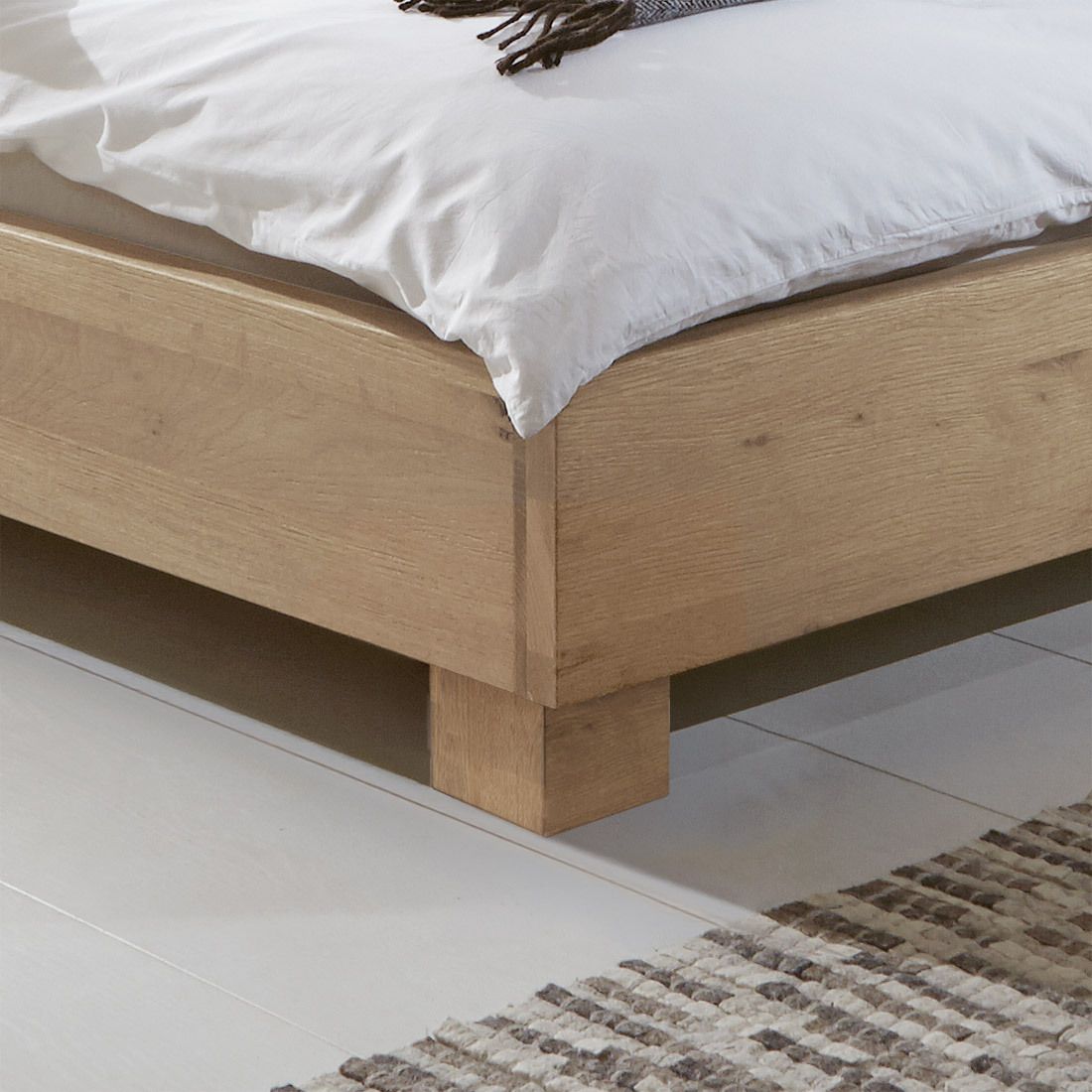 Bett Curada Wildeiche Massivholz