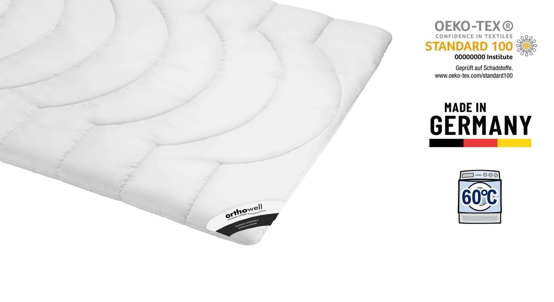 Faser-Kombi-Bettdecke orthowell Premium extra warm