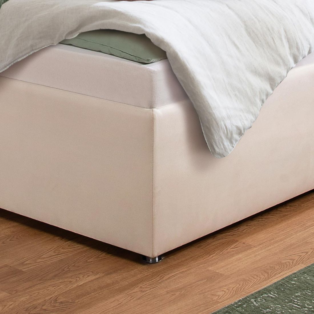 Polsterbett Cremona Microvelours mit Bettkasten