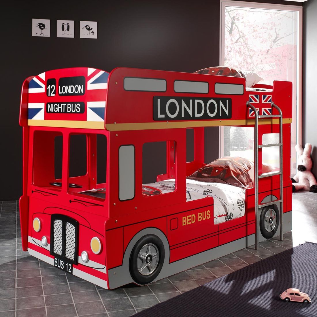 Etagenbett Paddington mit Lattenrost 90x200cm