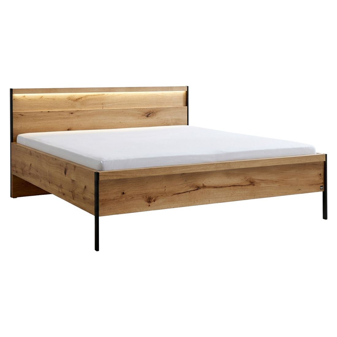 Interliving Bett 1034 Komfort Eiche Dekor