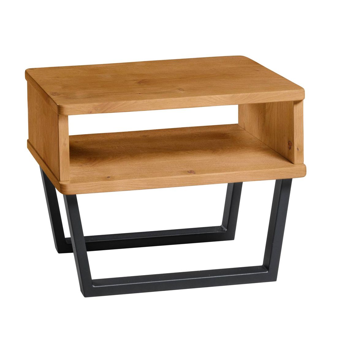 Nachttisch Ingul Wildeiche Massivholz H 36cm