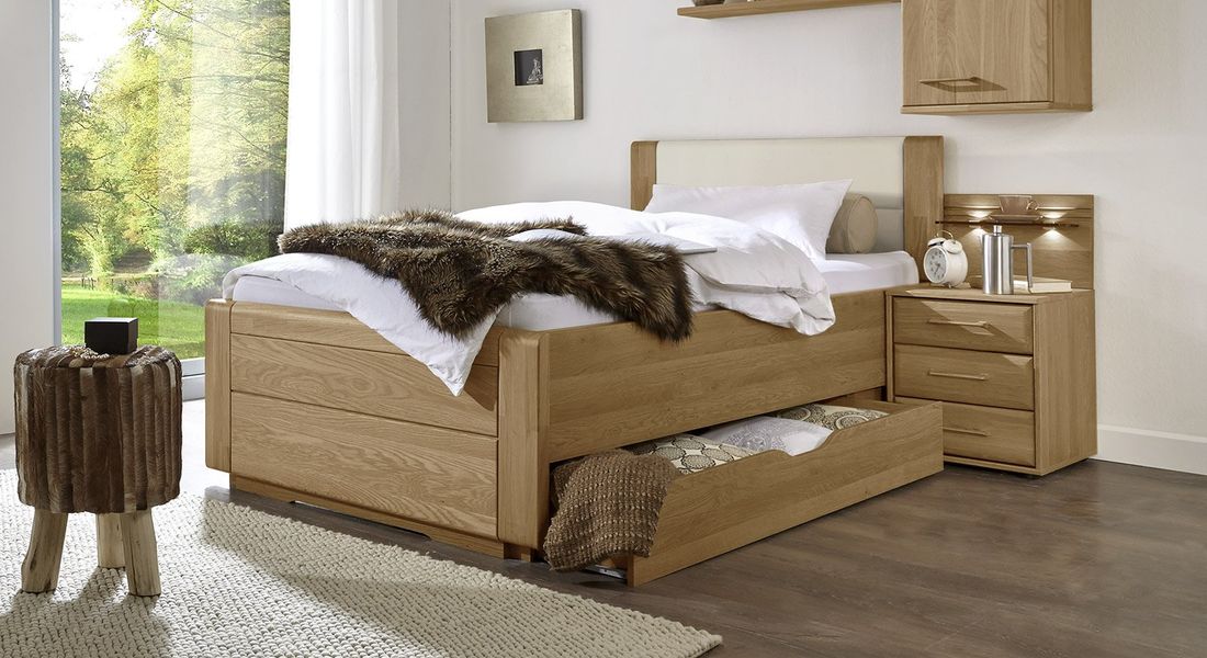 Schubkasten-Einzelbett Raida