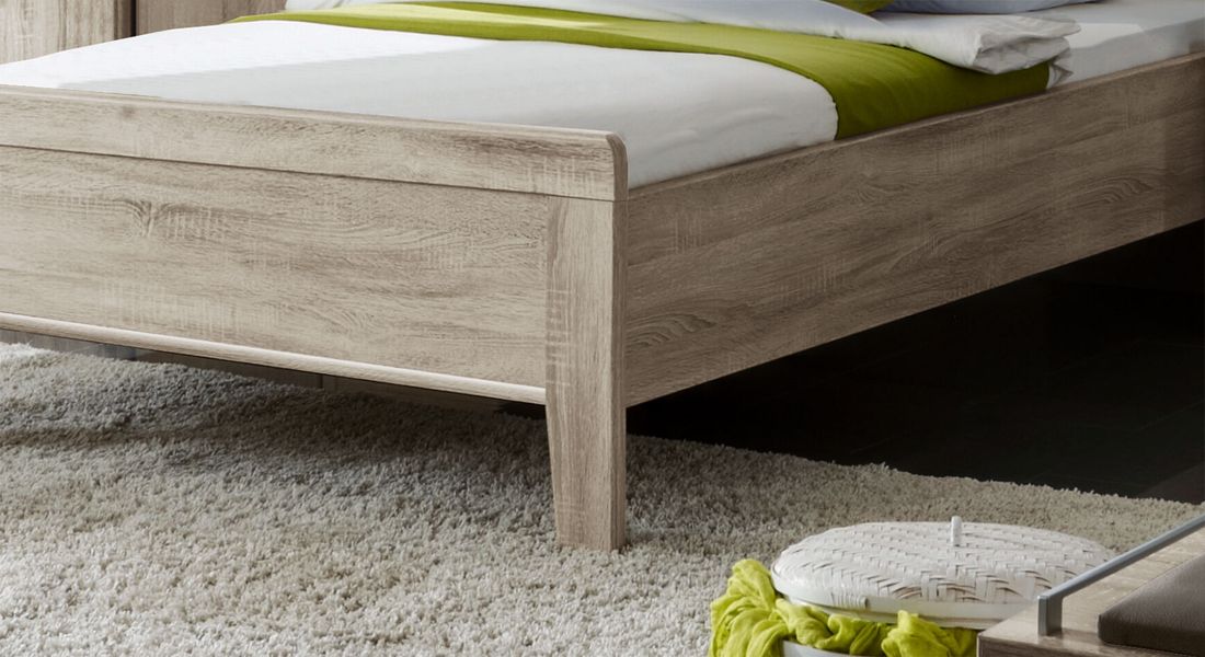 Bett Runcorn Komfort Eiche Dekor