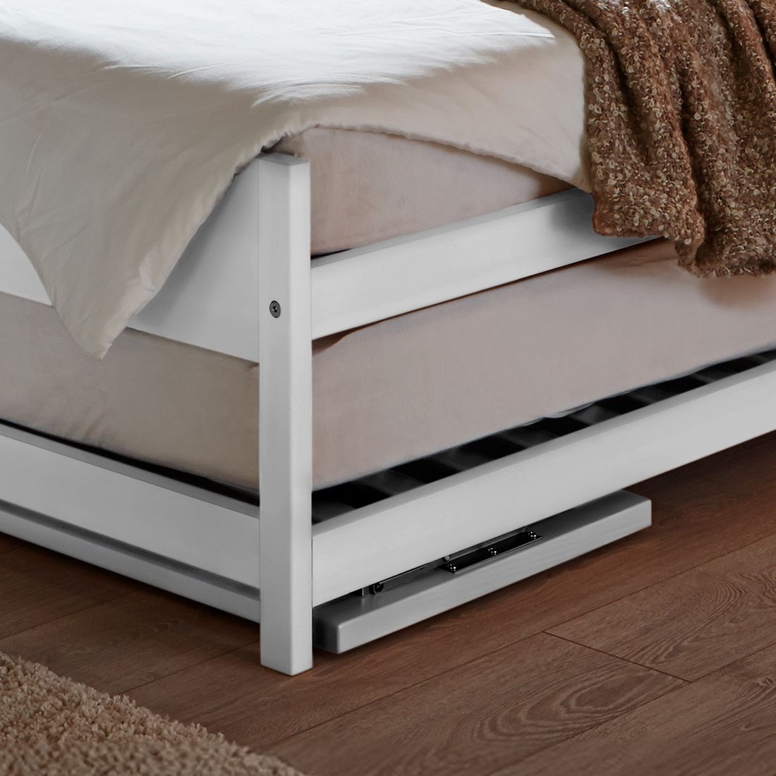 Ausziehbett On Top Buche Massivholz mit Lattenrost