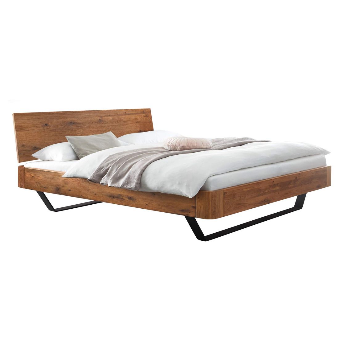 Bett Tepli Wildeiche Massivholz