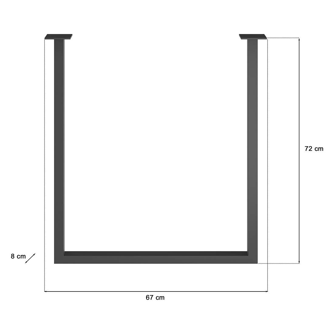 Xonox Mover Schreibtisch 100x68x74cm