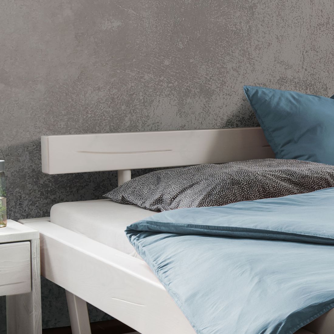Balkenbett Tiaki Komfort Kiefer Massivholz