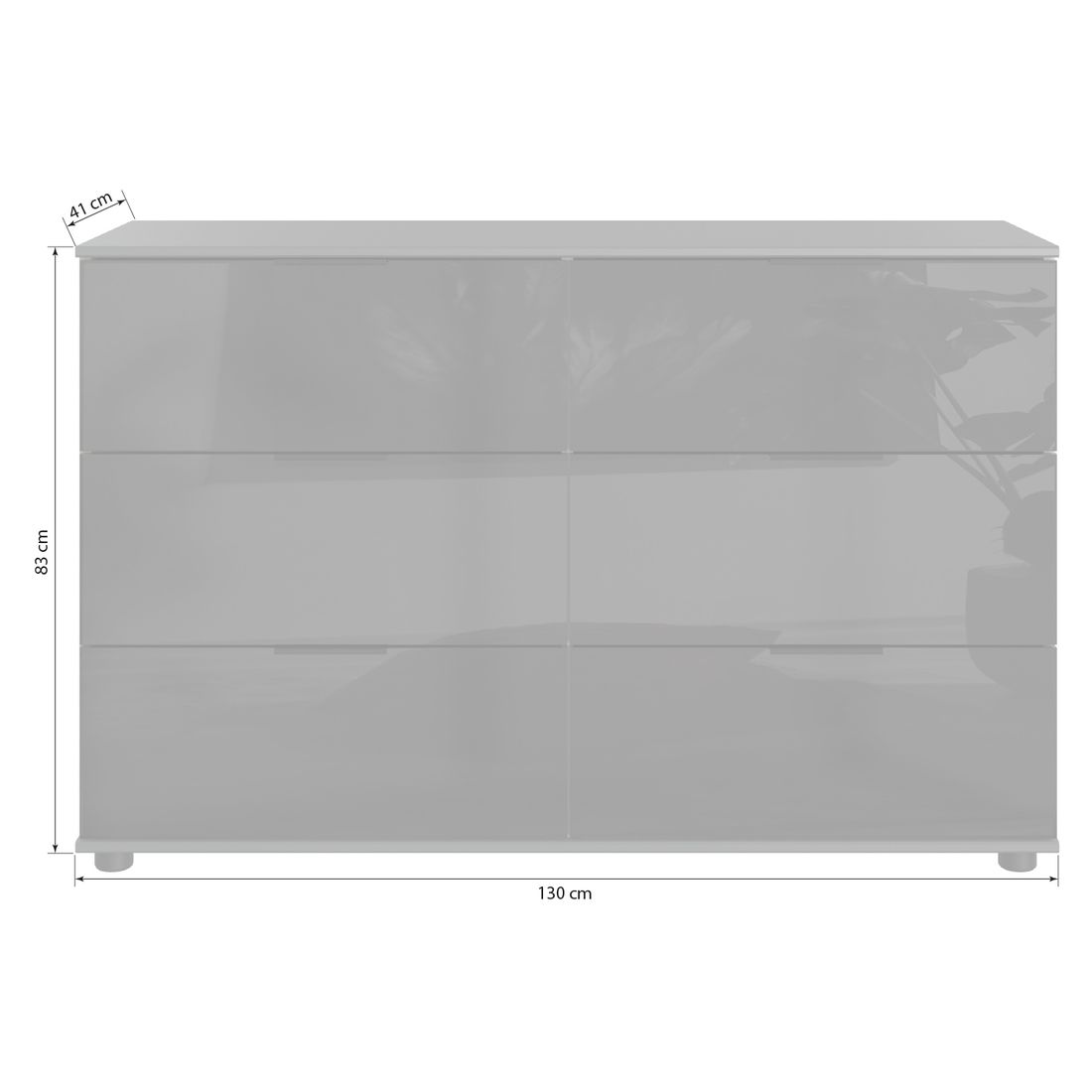Sideboard Bollullo mit Schubladen