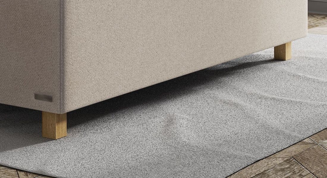 SCHLARAFFIA Polsterbett Medea Komfort Microvelours/Webstoff mit Bettkasten und Lattenrost