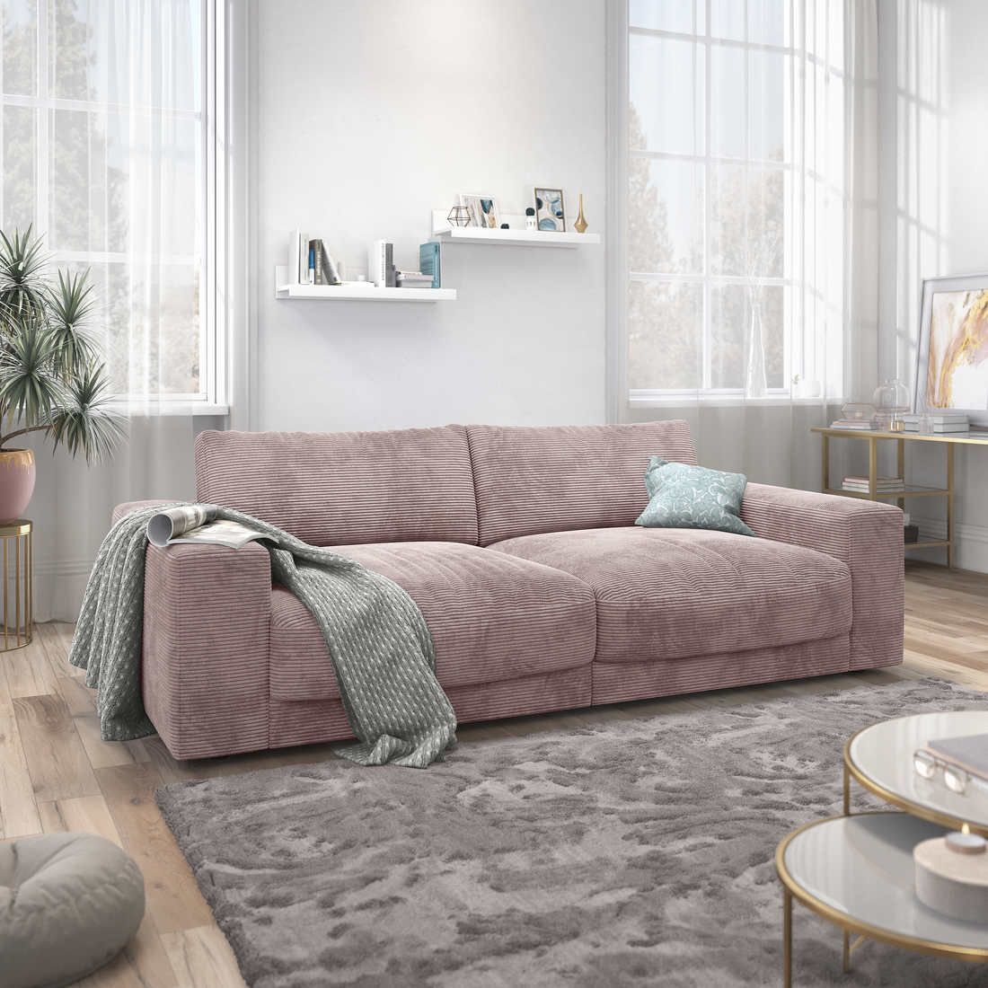 HOMELIV. Big Sofa Bahia 250x127x85cm