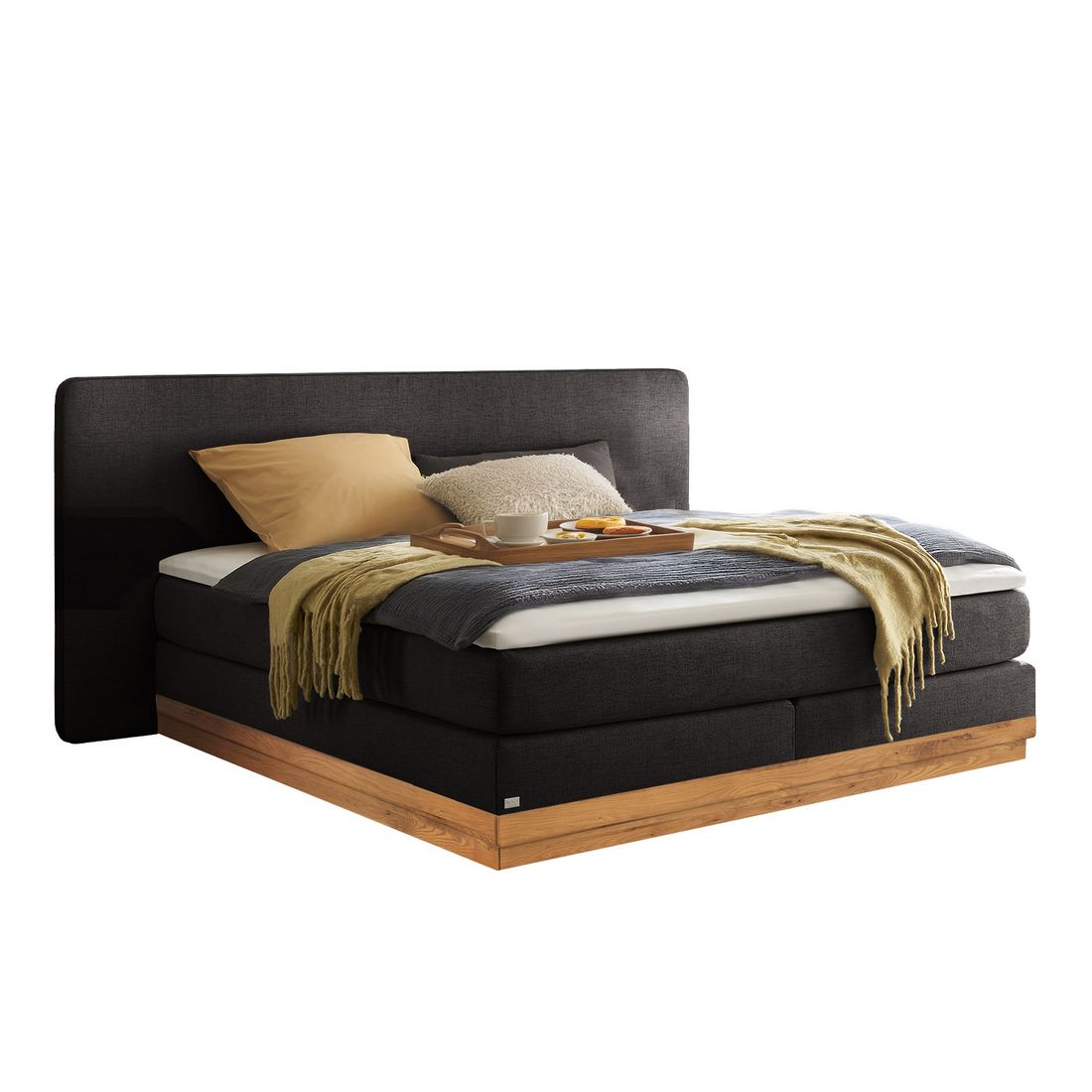 Boxspringbett Jorun Webstoff