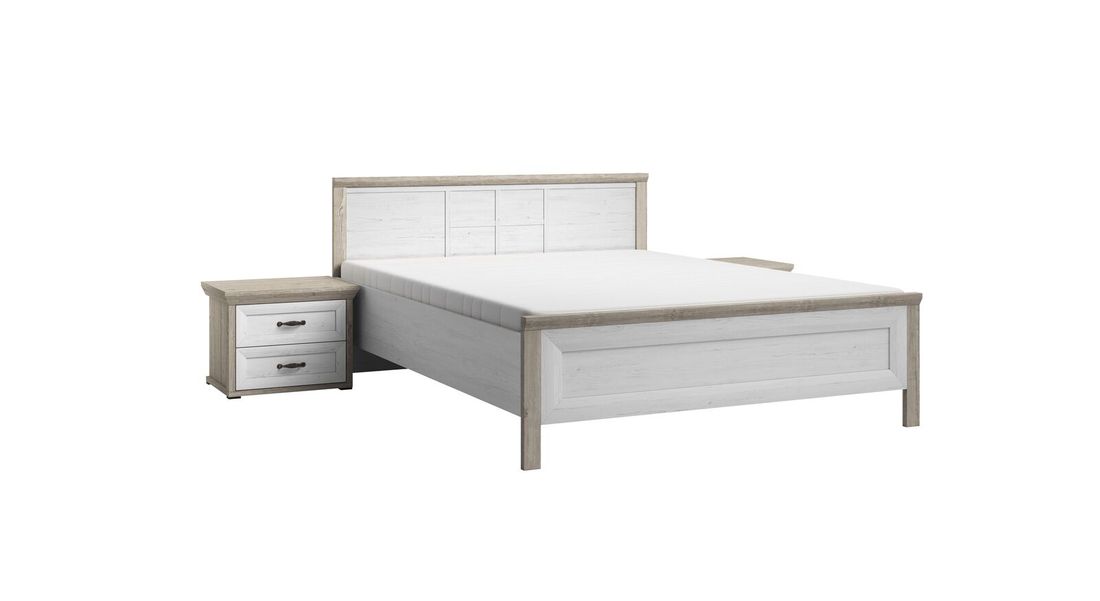 Bett mit Nachttischen Diaro