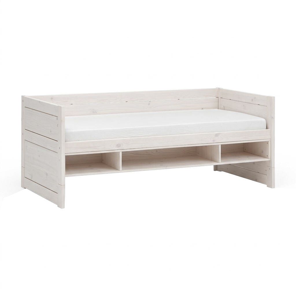 LIFETIME Sofa-Kojenbett Original Kiefer Massivholz mit Lattenrost und Schubkasten