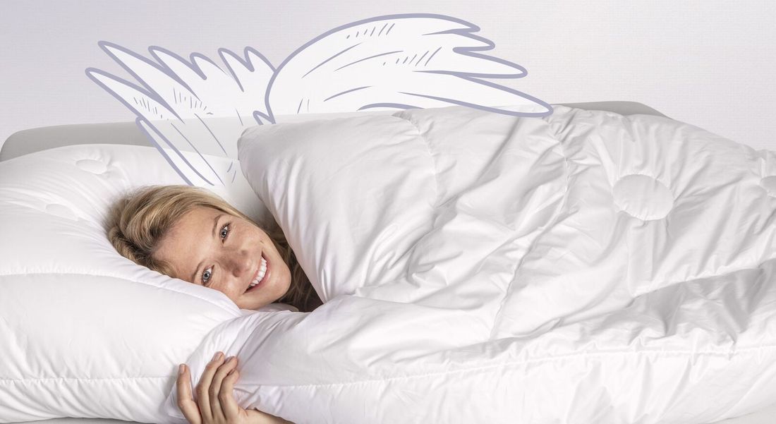 SCHLAFSTIL Kamelhaar-Flaum-Bettdecke N500 extra warm