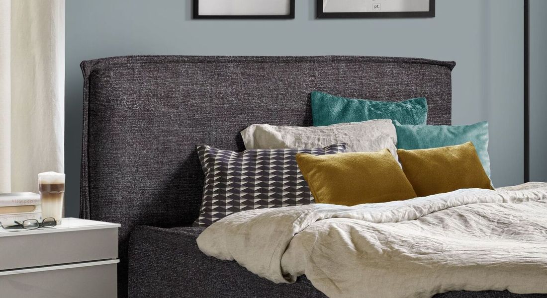 Polsterbett Bustan Komfort Velours