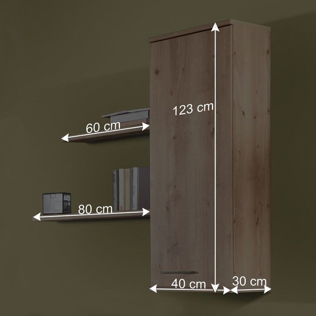 Hängeschrank Lothas Eiche Dekor
