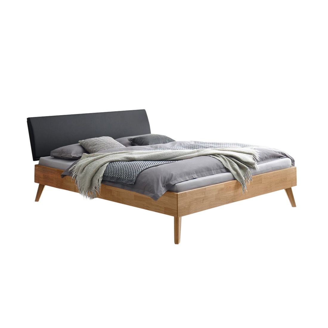 Bett Kantil Kernbuche Massivholz