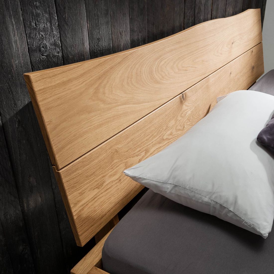 Bett Fillin Komfort Wildeiche Massivholz