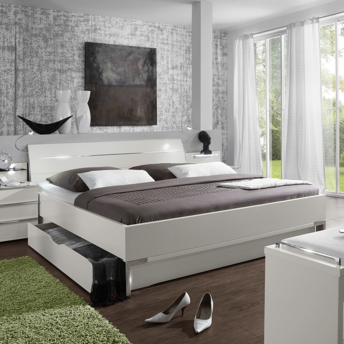 Bett Salford Komfort mit Schubkasten