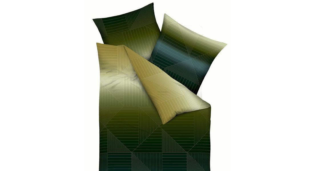 Mako-Satin-Bettwäsche Rayas