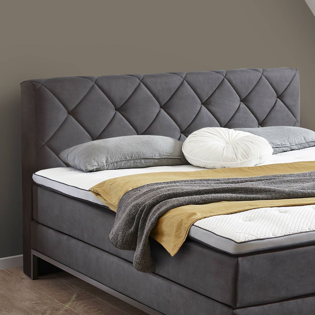 Boxspringbett Junis Kunstleder