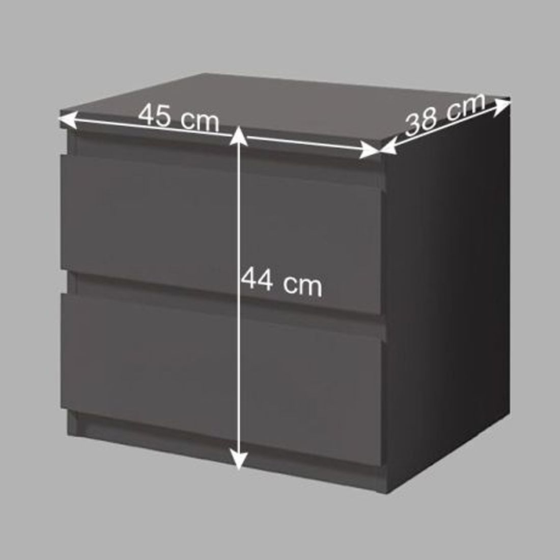 Nachttisch Hotan H 44cm