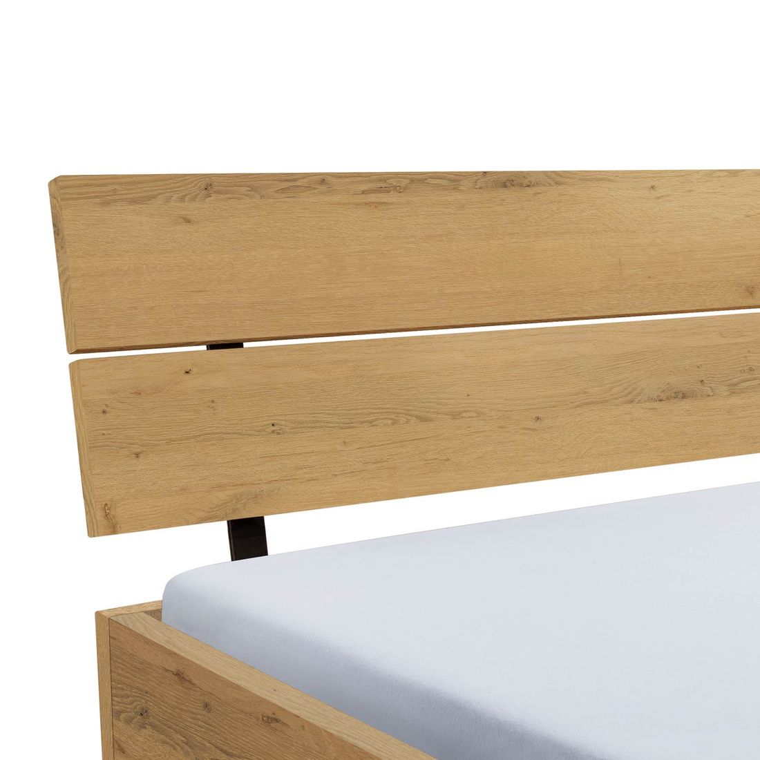 Bett Lunari Wildeiche Massivholz