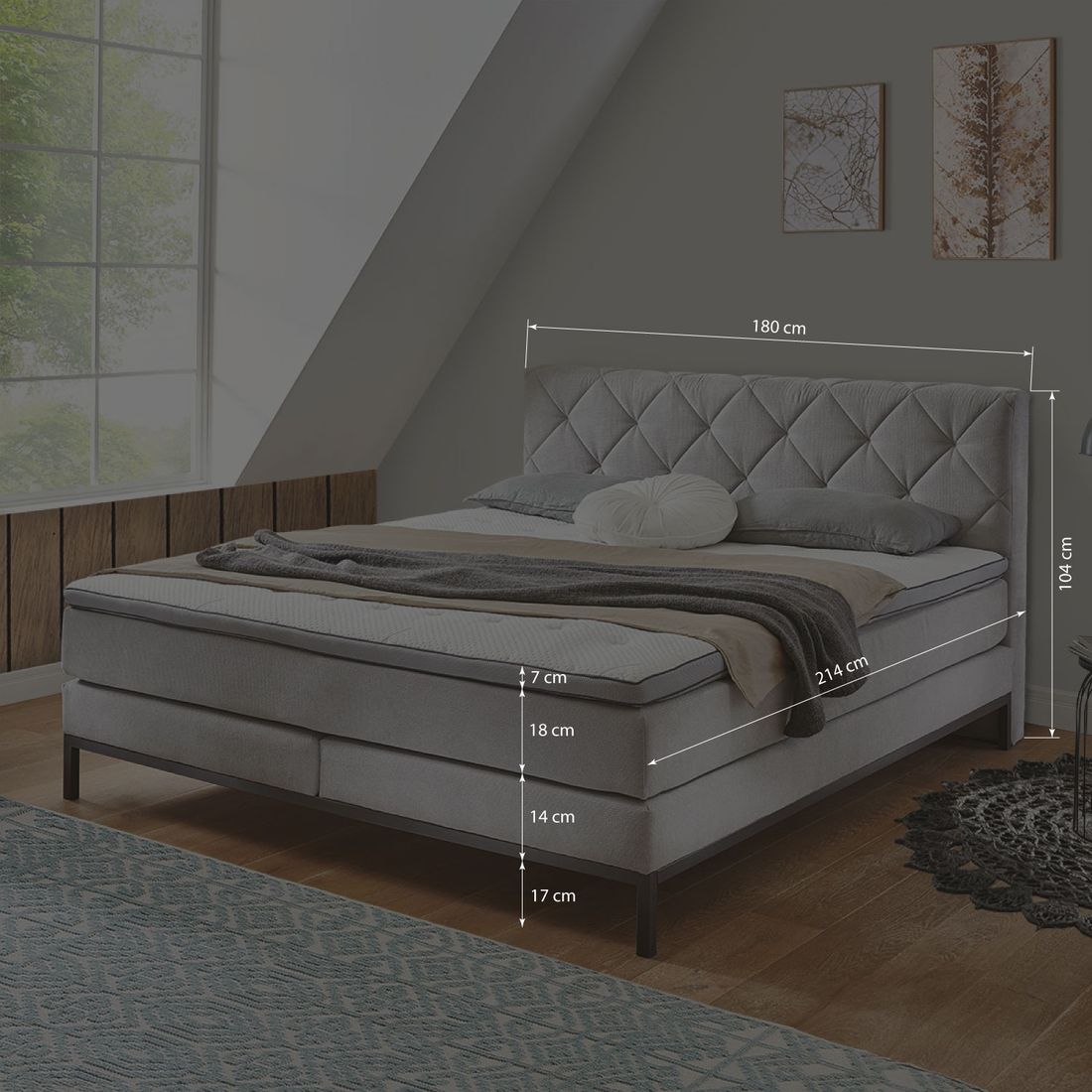 Boxspringbett Arjen