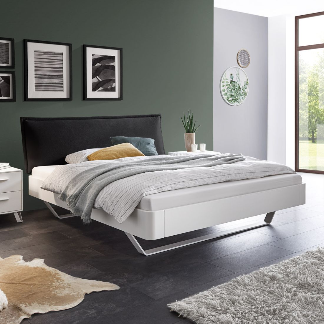 Bett Cilona Buche Massivholz
