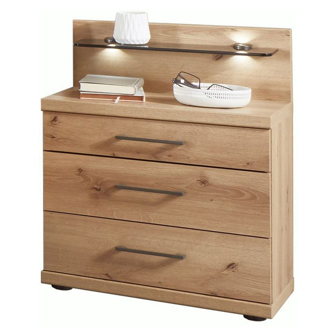 Nachttisch Lothas Eiche Dekor H 52cm