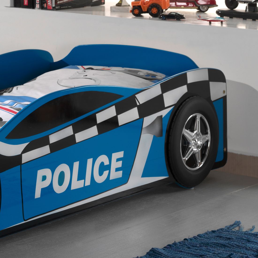 Autobett Blue Light mit Lattenrost 70x140cm
