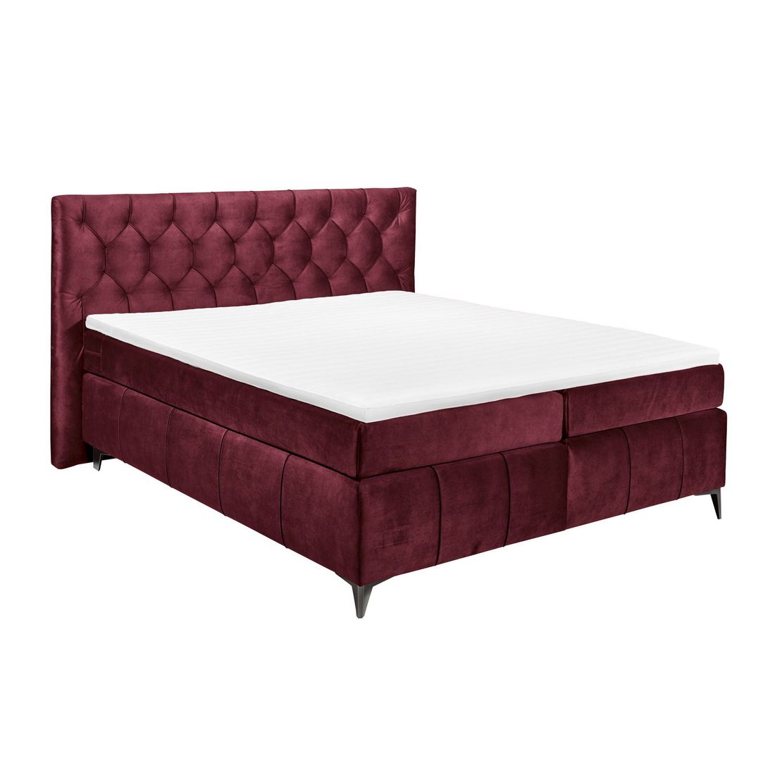 Boxspringbett Bethany Microvelours 180x200cm