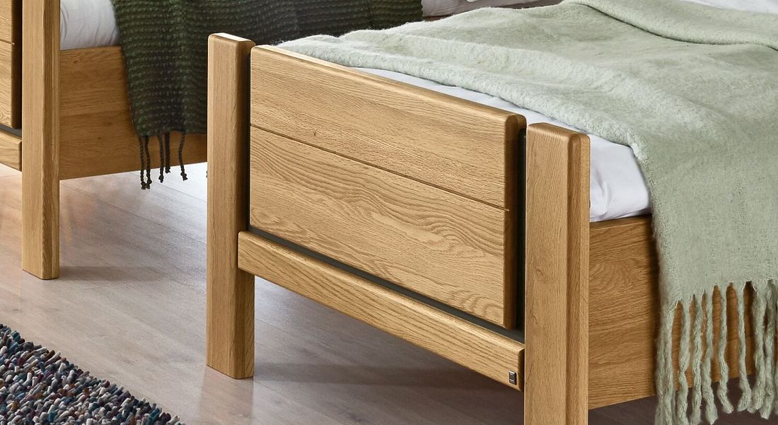 Musterring Einzelbett Sorrent Komfort Eiche teilmassiv