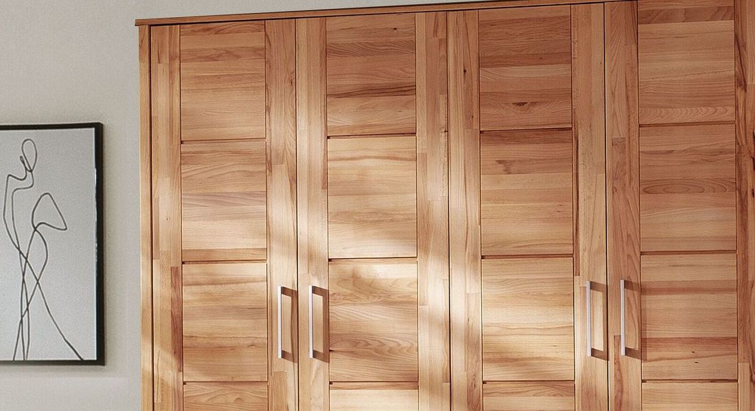 Drehtüren-Kleiderschrank Halvar