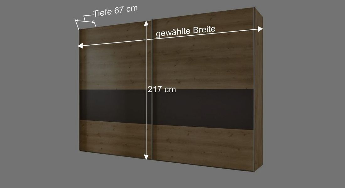 Schwebetüren-Kleiderschrank Atakama
