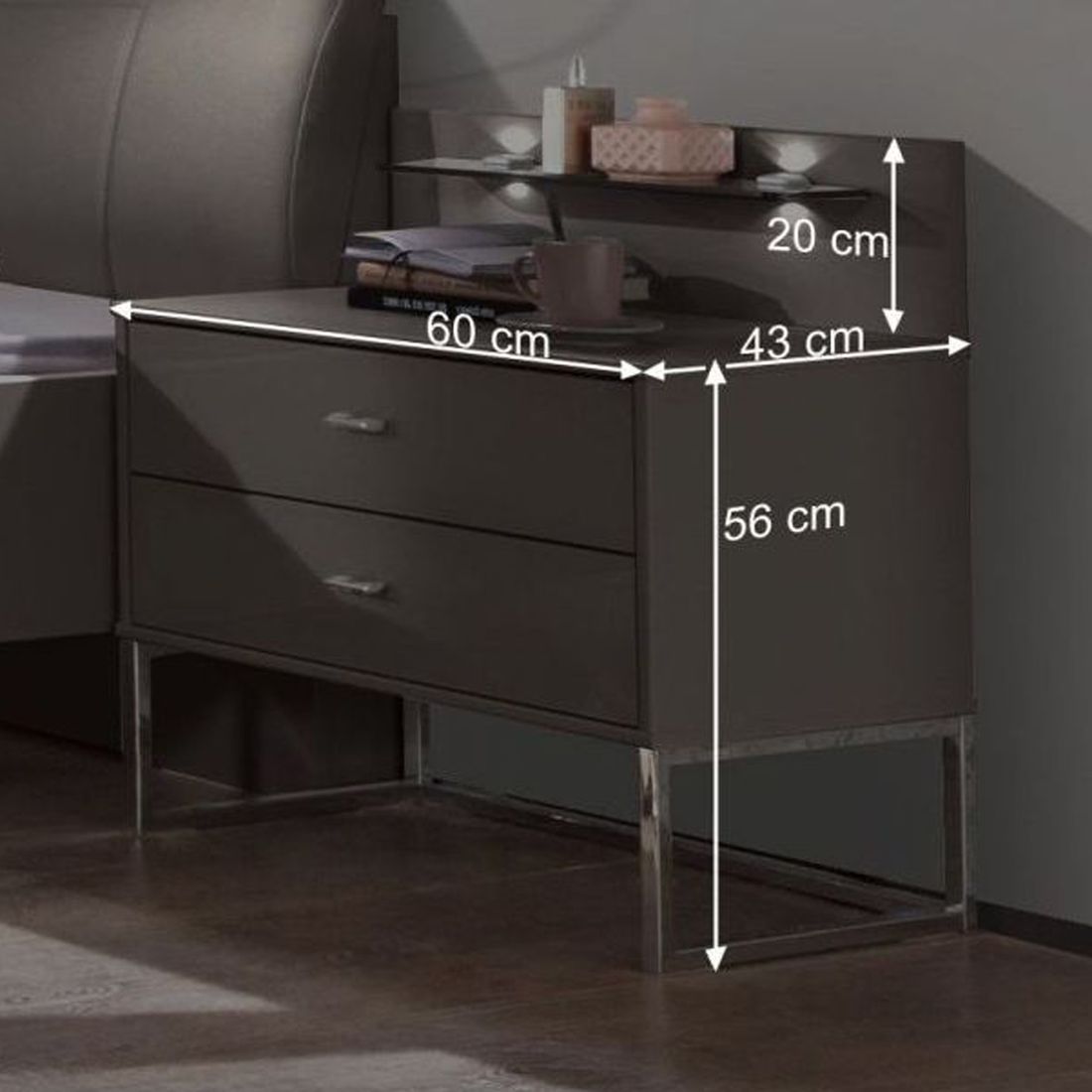 Nachttisch Harrow H 56cm