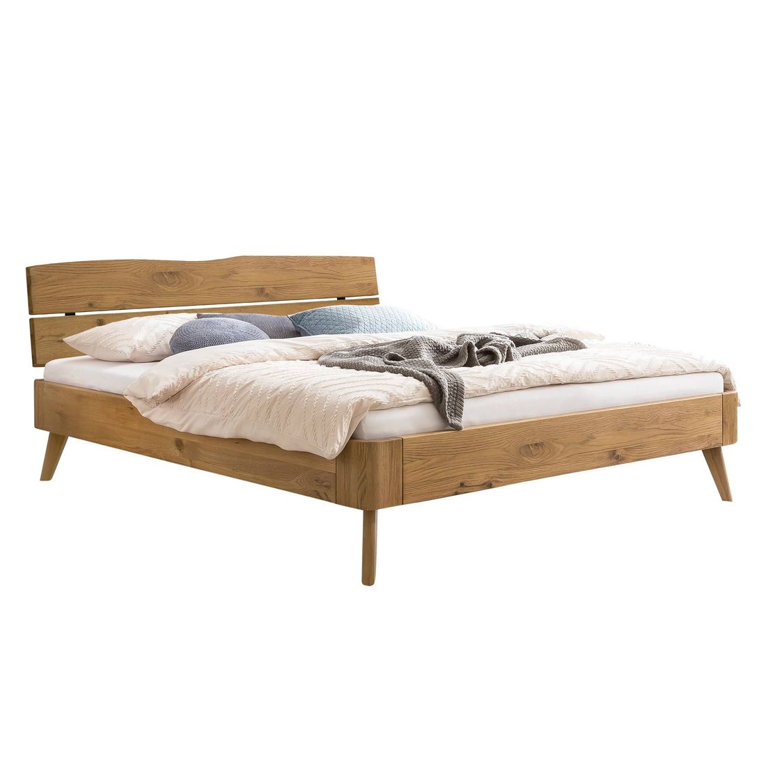 Bett Sidna Wildeiche Massivholz
