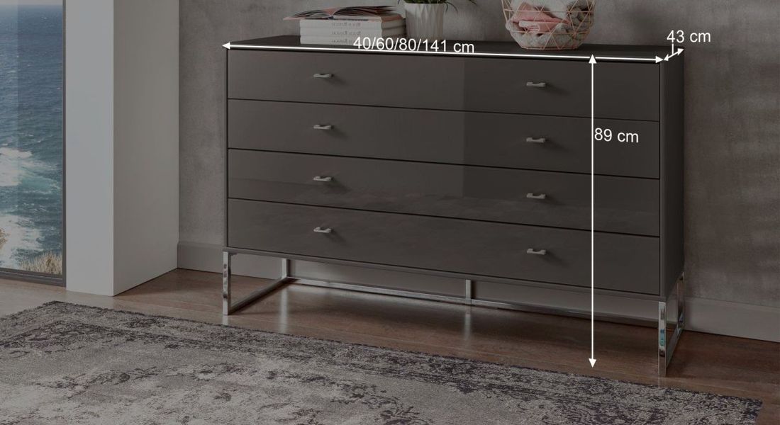 Schubladen-Kommode Harrow mit Kufen