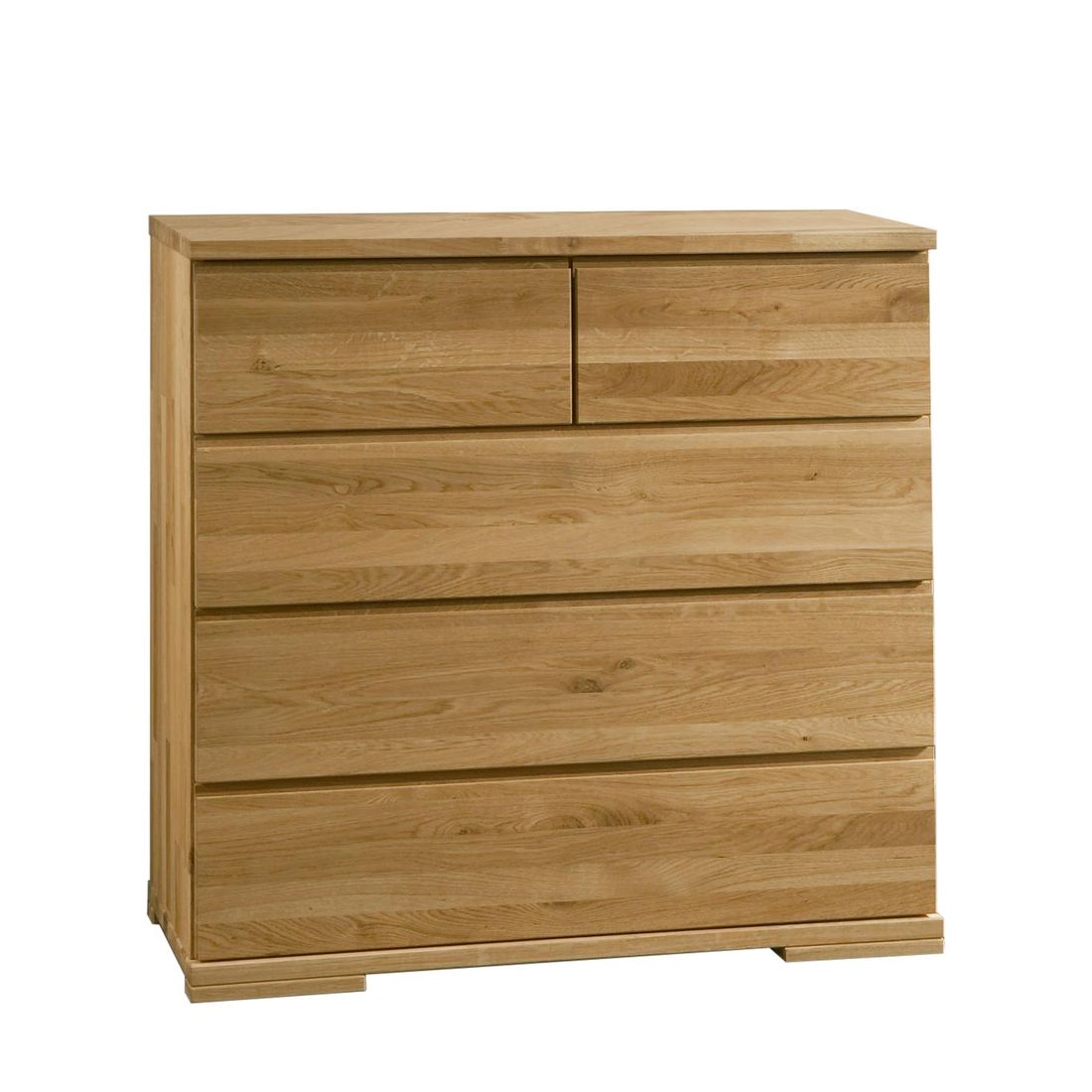 Kommode Andalucia Variante 3 Kernbuche/Wildeiche Massivholz mit Schubladen