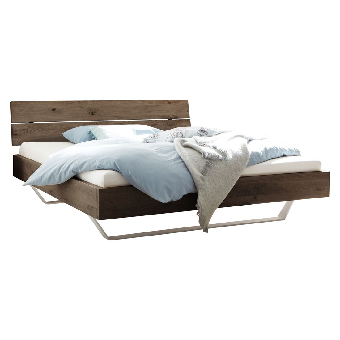 Bett Nakiri Wildeiche Massivholz