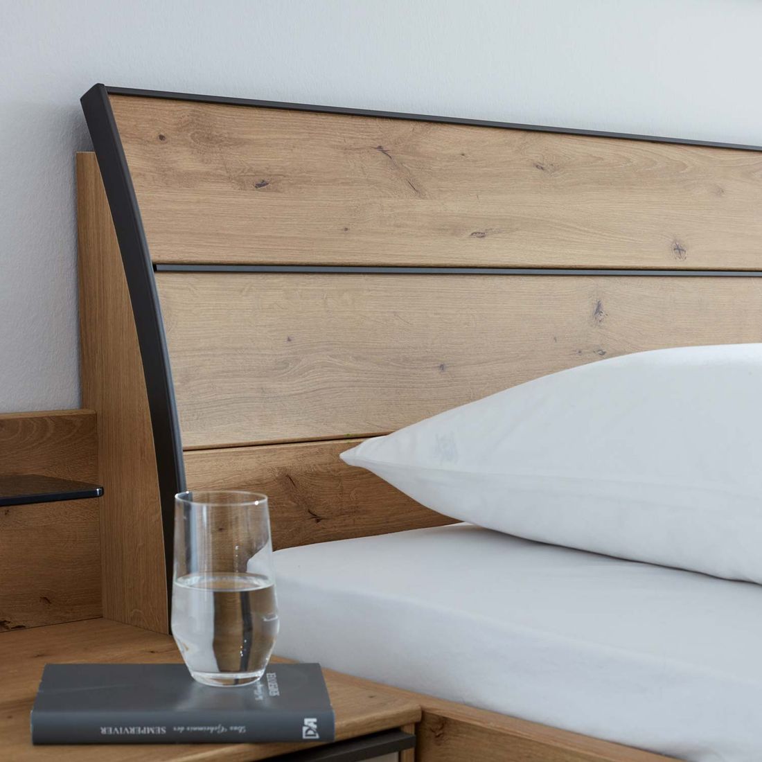 Interliving Bett 1205 Komfort Eiche Dekor