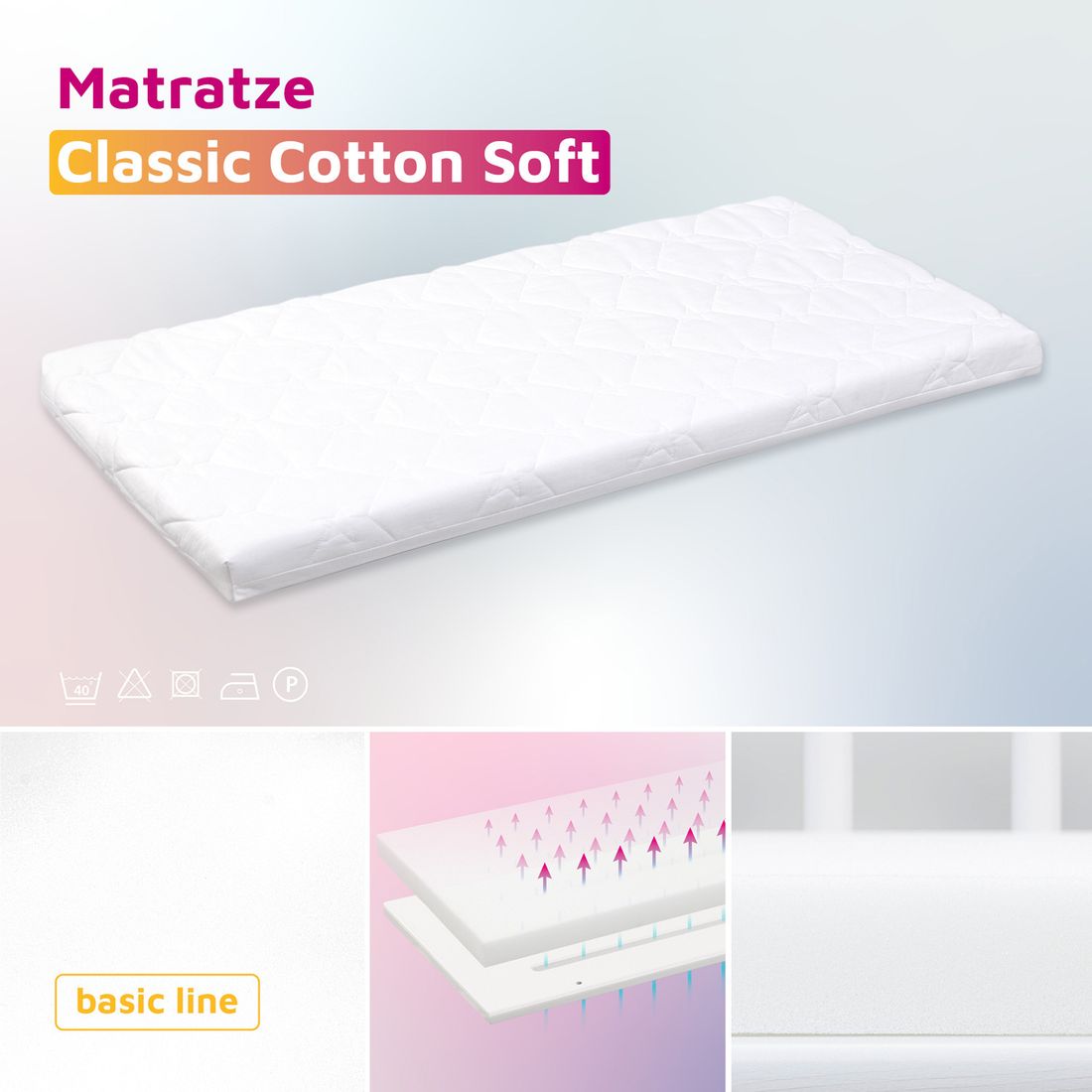 babybay Matratze für Beistellbett Midi